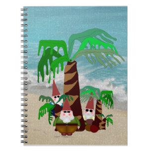 Carnet Spiral Gnomes Beach