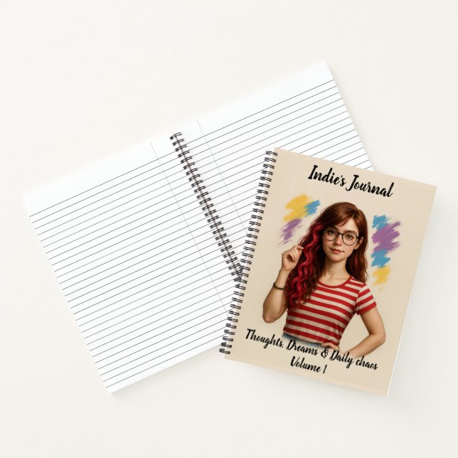 Carnet Spiral Indie - Journal personnalisé (Intérieur)