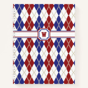 Carnet Spiral Jacquard Americana
