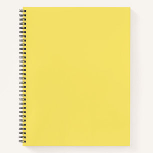 Carnet spiral jaune couleur Crayon
