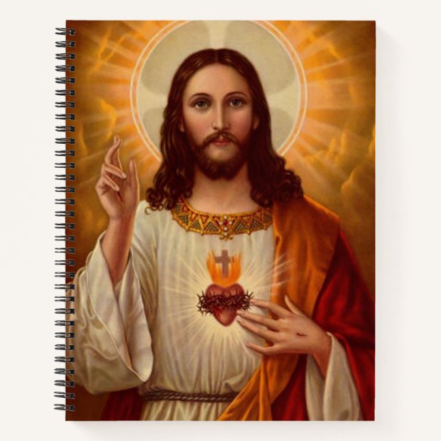 Carnet Spiral Jésus Christ (Devant)