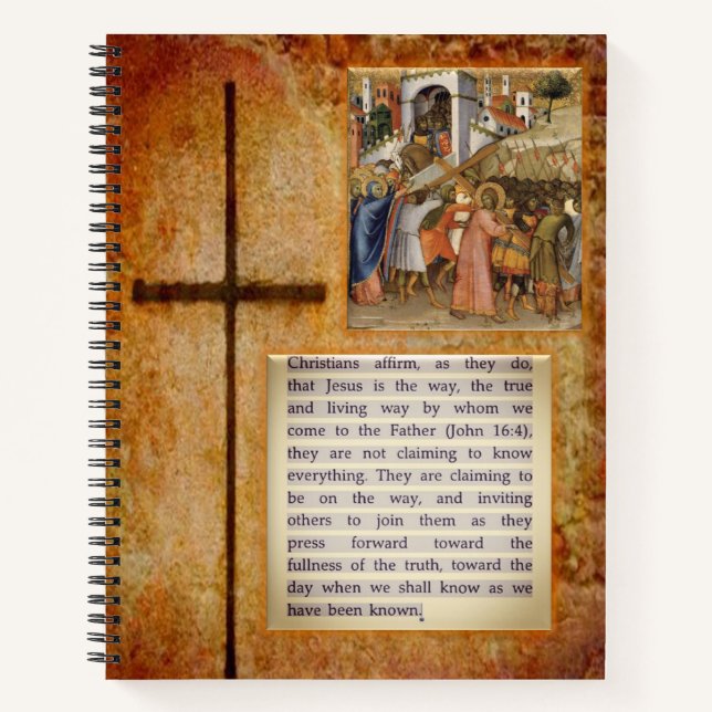 Carnet Spiral Jésus Christ (Devant)