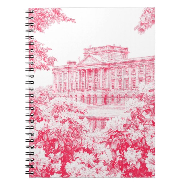 Carnet Spiral - 'Les Jardins de Pemberley' (Devant)