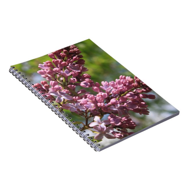 Carnet spiral Lilacs en fleurs (Côté Droit)