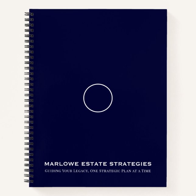 Carnet Spiral Logo Professionnel Personnalisé (Devant)