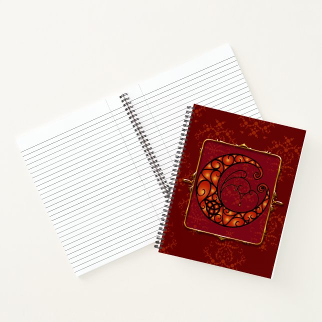 Carnet Spiral Lovely Moon Design (Intérieur)