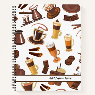 Carnet Spiral Lover Café