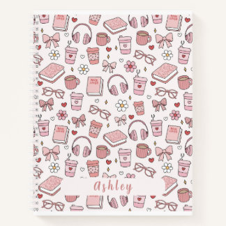 Carnet Spiral Lover Café et Livre