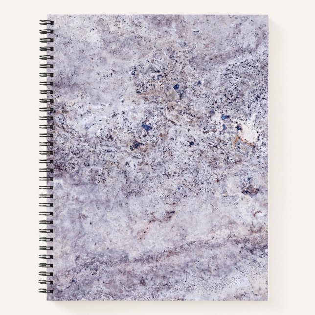Carnet spiral Motif en pierre naturelle (Devant)