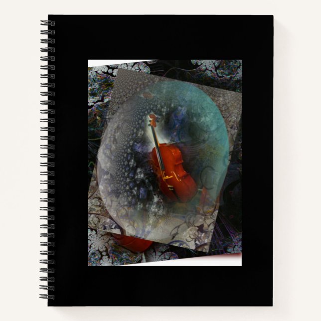 Carnet spiral - Musique Cello (Devant)