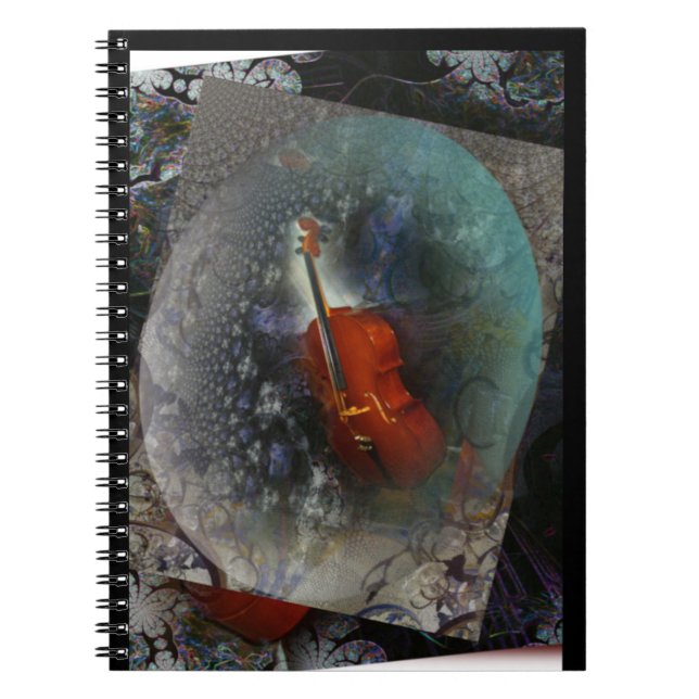 Carnet spiral - Musique Cello (Devant)