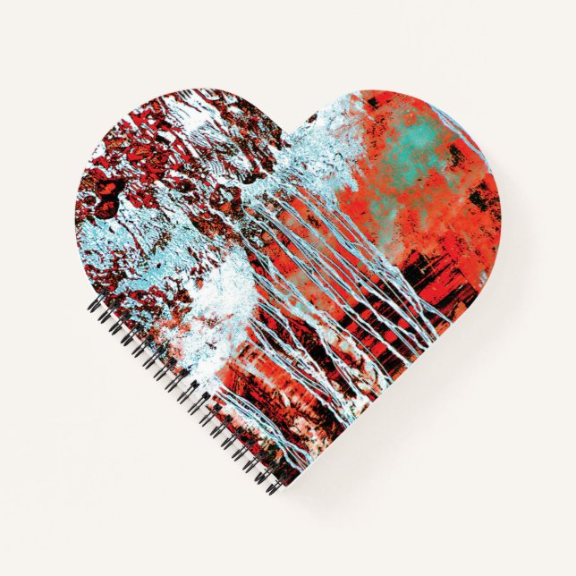 Carnet Spiral Notebook – Corrosion Pulse (Devant)