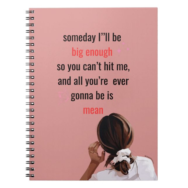 Carnet Spiral notebook | motivational | inspired  (Devant)