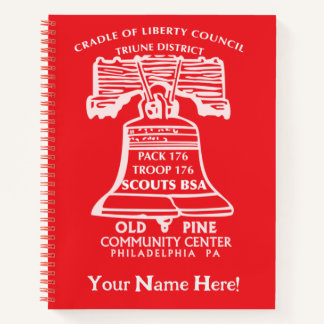 Carnet Spiral Notebook - Red (Personalized)