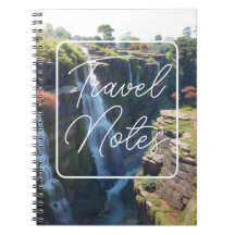 Carnet spiral - Notes de voyage - arrière - plan d