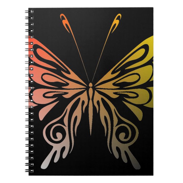 Carnet spiral papillon (Devant)