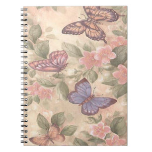 Carnet spiral papillon