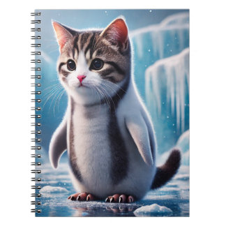 Carnet Spiral Penguin Kitty
