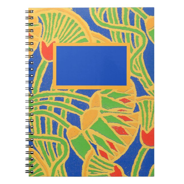 Carnet Spiral Personnalisable, Design Égyptien (Devant)