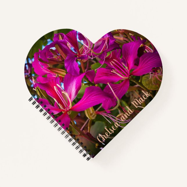 Carnet Spiral personnalisé "Arbre à orchidées" (Devant)