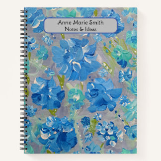 Carnet Spiral Personnalisé Blue Celebration