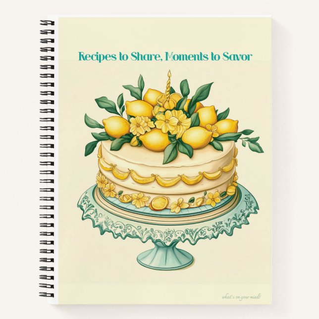 Carnet spiral personnalisé de 8,5 po x 11 po (Devant)