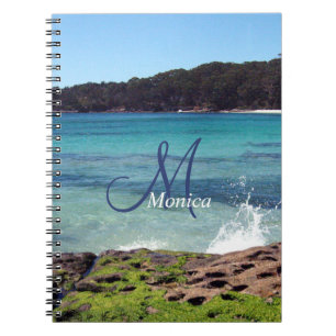 Carnet Spiral Personnalisé Ocean Beach