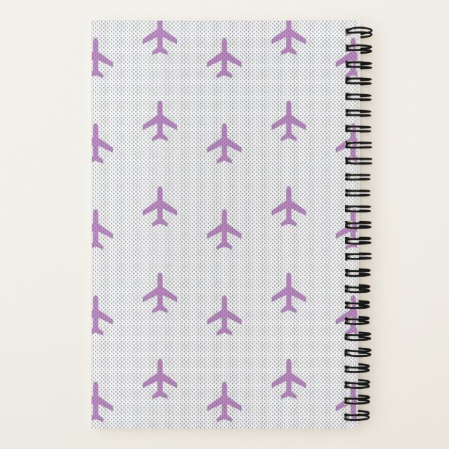 Carnet Spiral Plane Personnalisé (Verso)