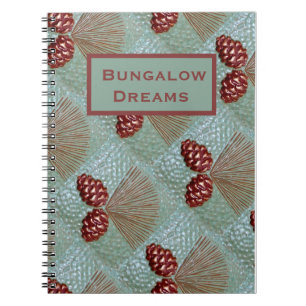 Carnet Spiral Ponderosa Pinecone