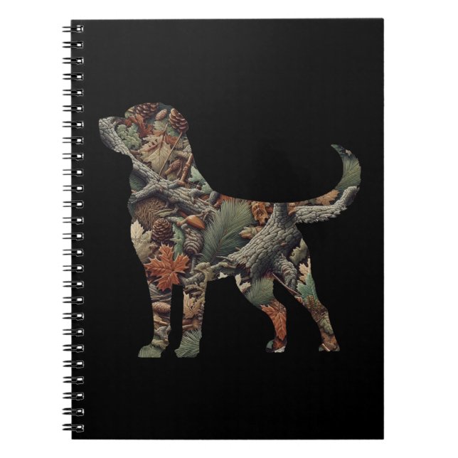 Carnet spiral pour hommes de Labrador Retriever (Devant)