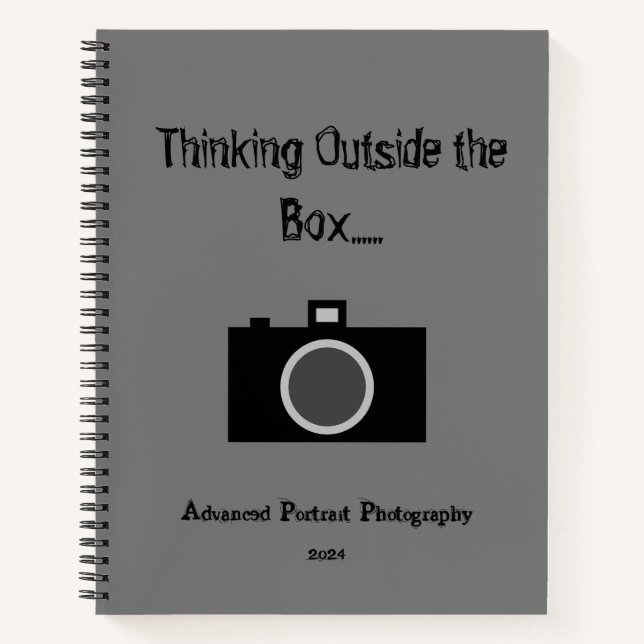 Carnet Spiral pour photographes (Devant)