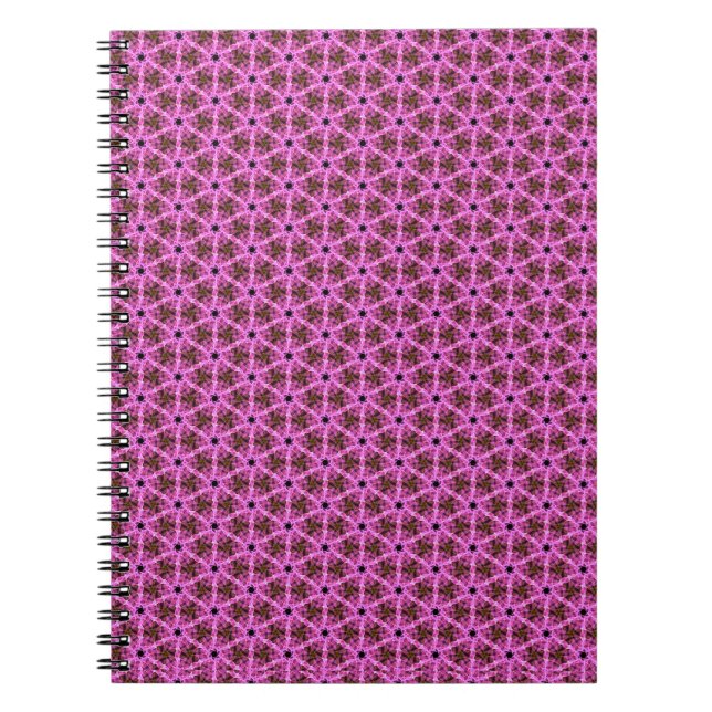 Carnet spiral rose Labyrinthe (Devant)