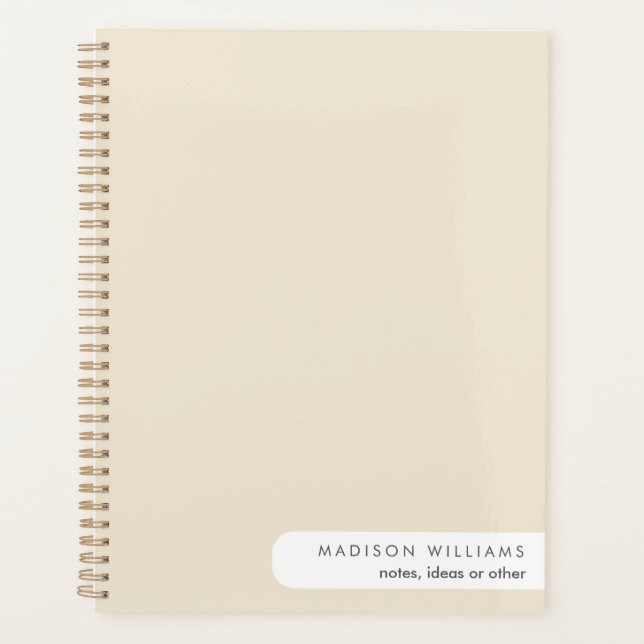 Carnet Spiral Rose Personnalisé -Client (Devant)