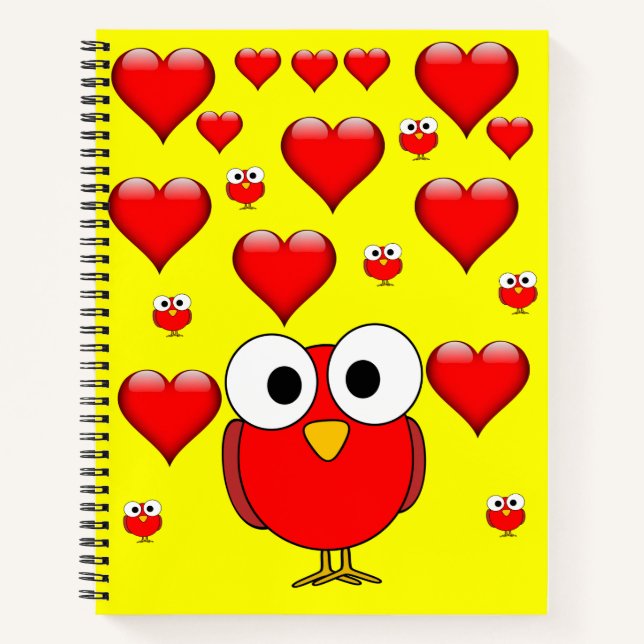 Carnet Spiral Saint Valentin (Devant)
