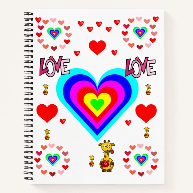 Carnet Spiral Saint Valentin (Devant)
