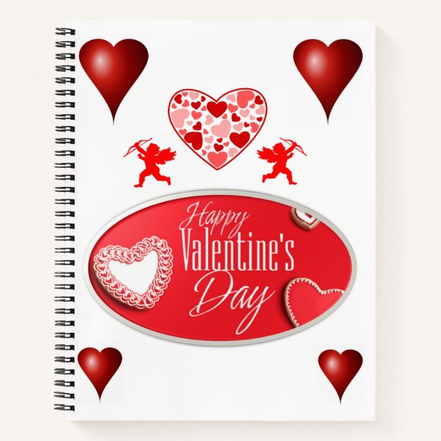Carnet Spiral Saint Valentin (Devant)