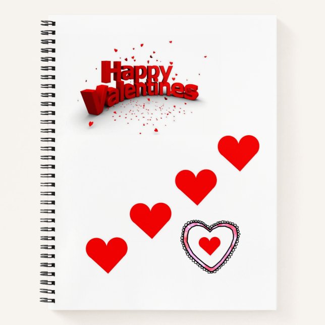 Carnet Spiral Saint Valentin (Devant)