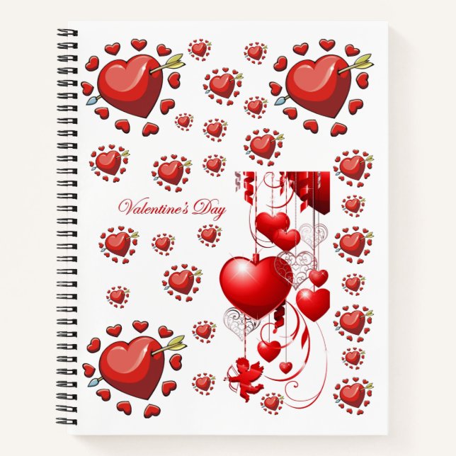 Carnet Spiral Saint Valentin (Devant)