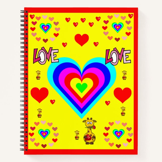 Carnet Spiral Saint Valentin (Devant)
