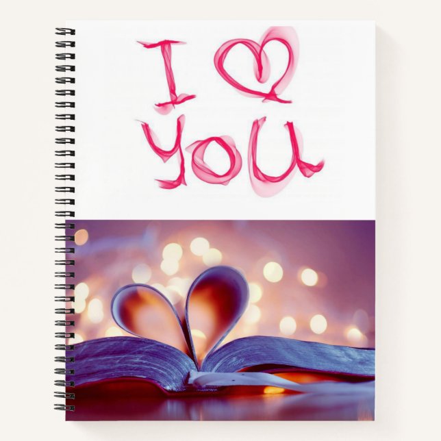 Carnet Spiral Saint Valentin (Devant)