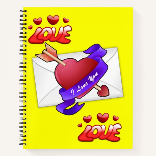 Carnet Spiral Saint Valentin (Devant)