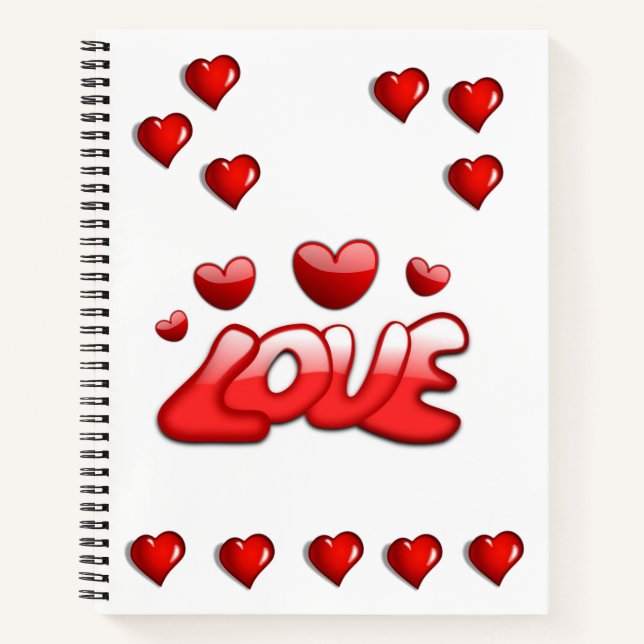 Carnet Spiral Saint Valentin (Devant)