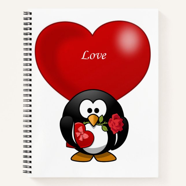 Carnet Spiral Saint Valentin (Devant)