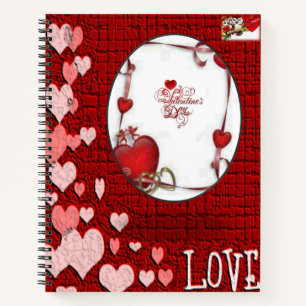 Carnet Spiral Saint Valentin