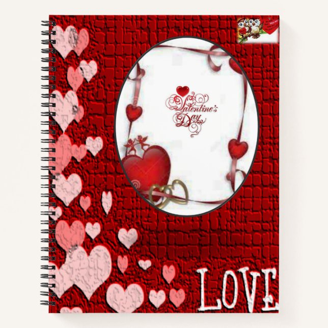 Carnet Spiral Saint Valentin (Devant)