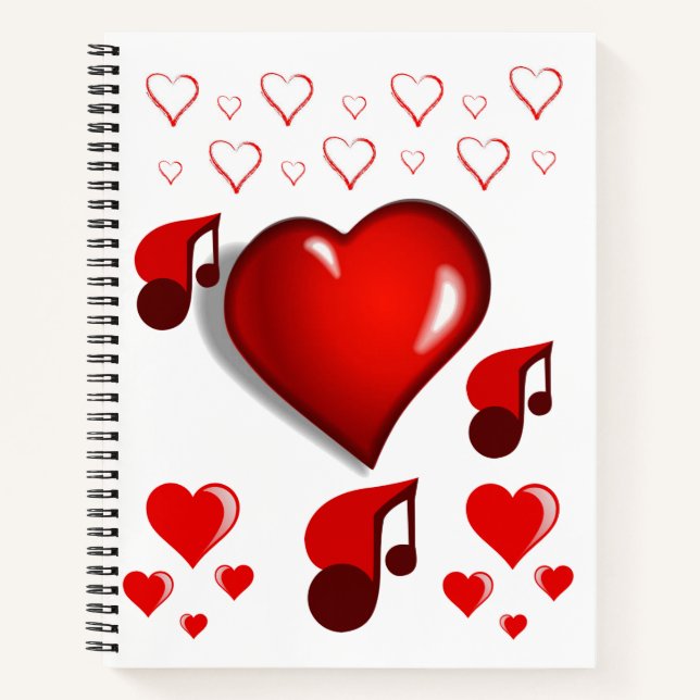 Carnet Spiral Saint Valentin (Devant)