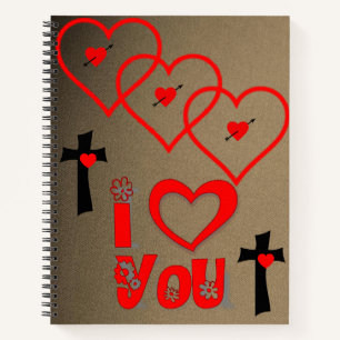 Carnet Spiral Saint Valentin