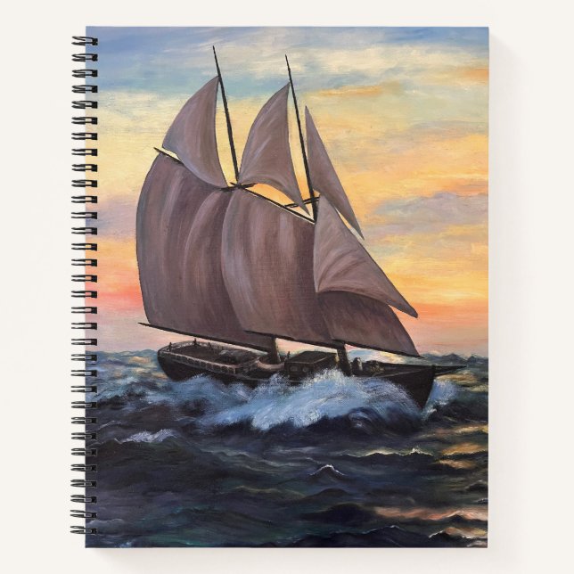 Carnet Spiral Schooner (Devant)