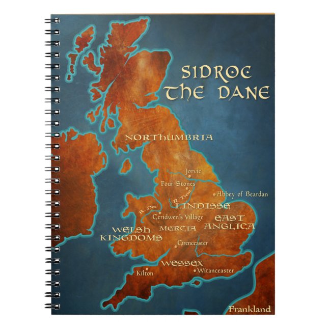 Carnet Spiral - Sidroc La Carte Dane (Devant)