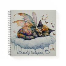 Carnet Spiral Sleepy Tortie Fairy
